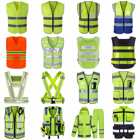 Reflective Safety Vest for Adults with Reflective Tape